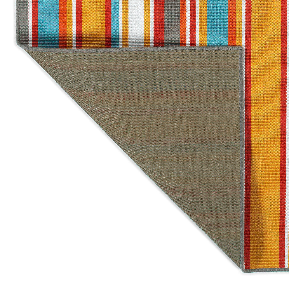 Voavah Orange 5' x 7'6" Rectangle Area Rug