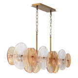 Sue-Anne 8-Light Chandelier, Plated Brass