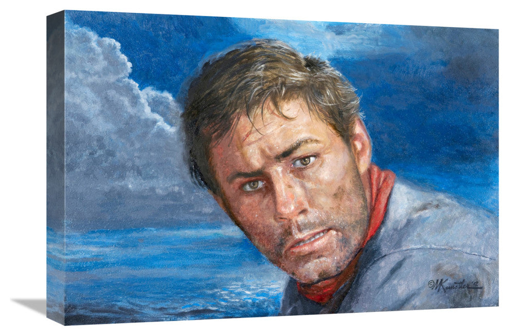 "Storm Tossed" Stretched Canvas Giclee by Mort Kunstler, 22x15"