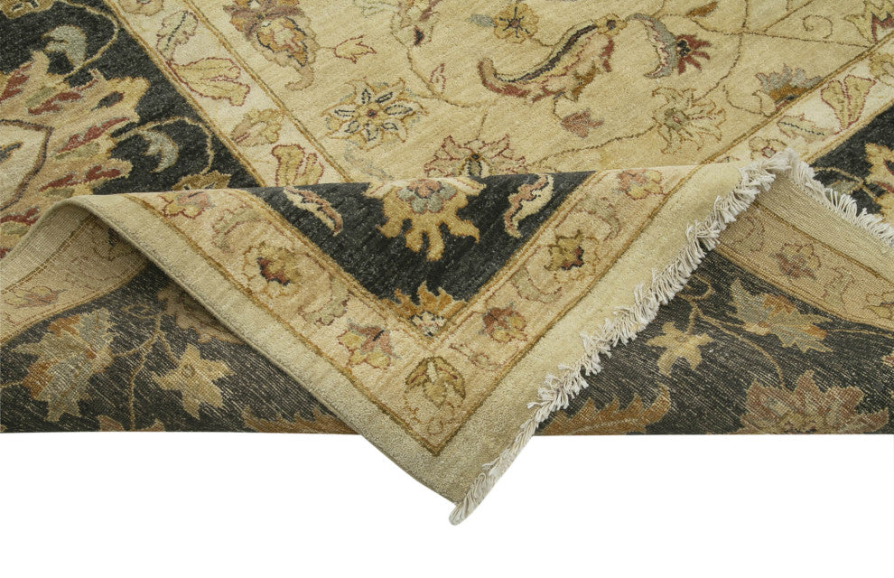 Rug N Carpet - Handwoven Oriental 13' 8" x 19' 11" Large Oushak Area Rug