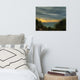Cloudy Rainy Sunset De Soto Beach Unframed Landscape Photo Wall Art Print, 16" X 20"