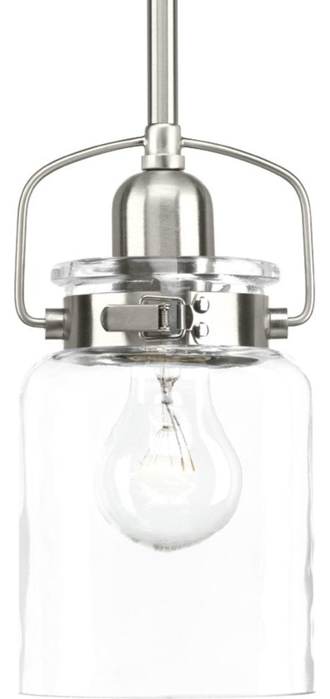 Calhoun Collection 1-Light Mini-Pendant, Brushed Nickel