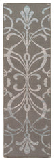 Surya Stallman SLM-1029 9'x13' Rug, Dark Brown/Sea Foam
