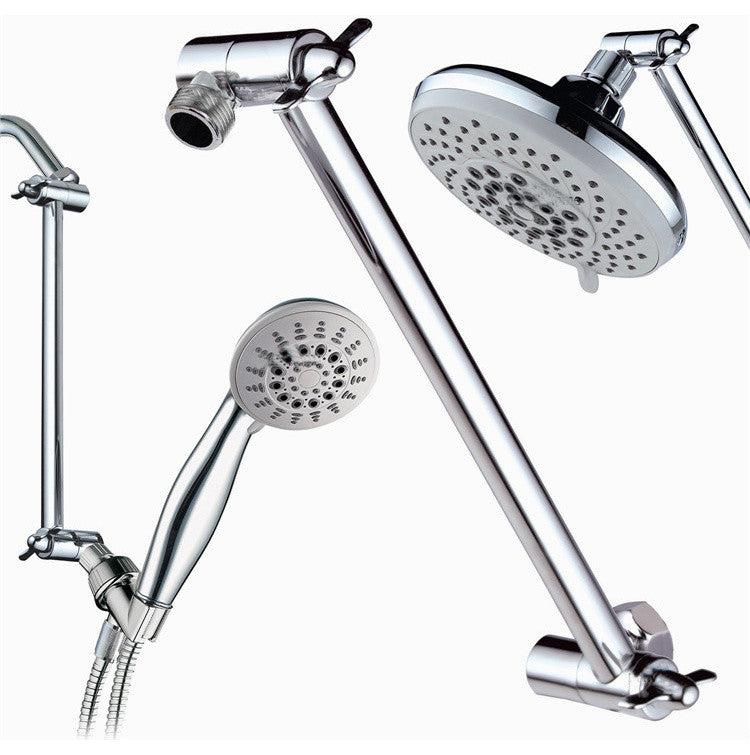 Signature 9" Adjustable Height Shower Head Arm-Shower Arm Extension