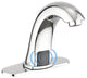 Touchless Bathroom Sink Faucet with Deck Plate Polished Chrome