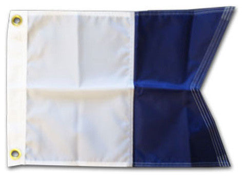 Letter A (Size 0) - 12" x 15" Nylon Flag