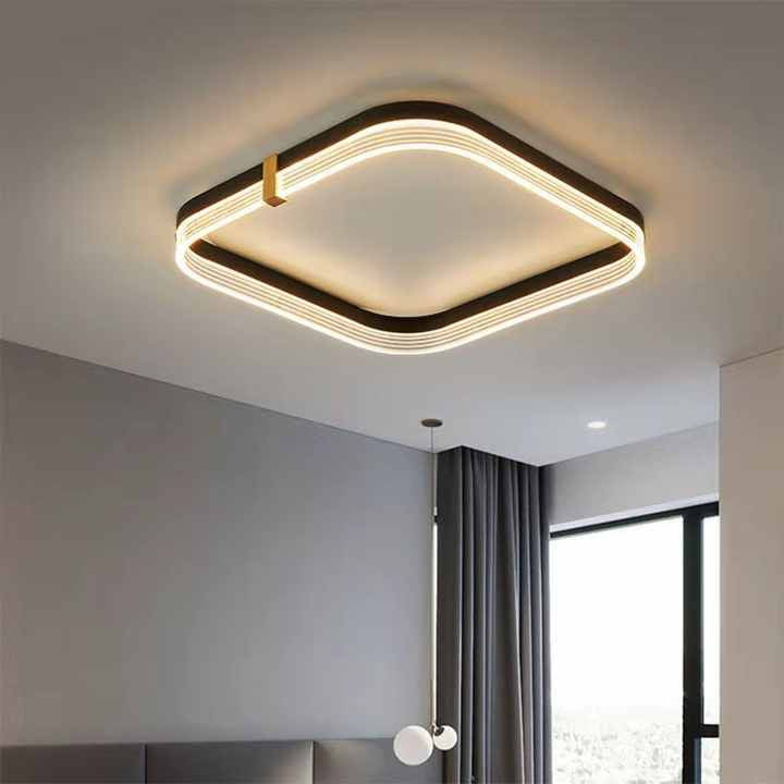 Walenstadt | Creative LED Square Shaped Minimalist Ceiling Lamp