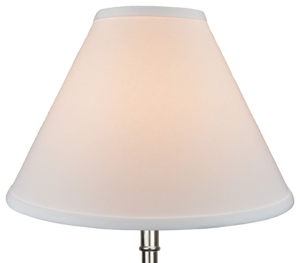 Fenchel Shades 5"x14"x10" Spider Attachment Empire Lamp Shade, Linen White