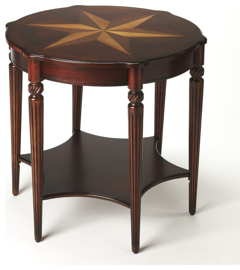 Bainbridge Accent Table, Dark Brown