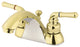 Kingston Brass 4" Centerset Bathroom Faucet, Polished Brass