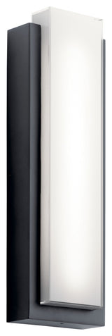 Dahlia 25.25" Black Outdoor Wall 2-Light LED