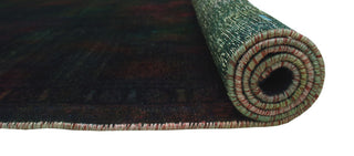 Vintage Distressed Overdyed Adeem Purple Runner, 4'9x9'10