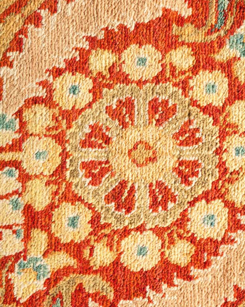 Madilyn, One-of-a-Kind Hand-Knotted Area Rug Red, 9'3"x12'2"