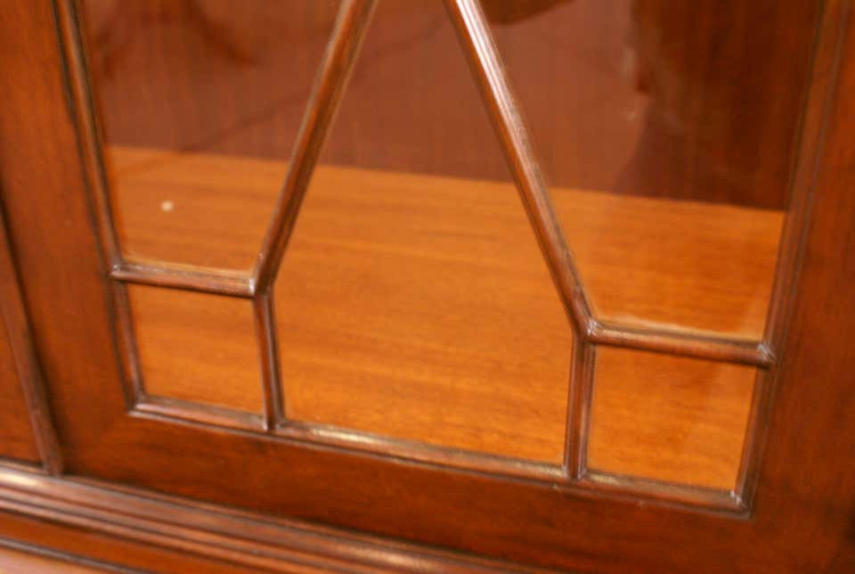 Large Six Door Breakfront China Cabinet by Leighton Hall