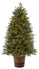 5' Colorado Aspen Pre-Lit Artificial Porch Christmas Tree With 200 LED lights