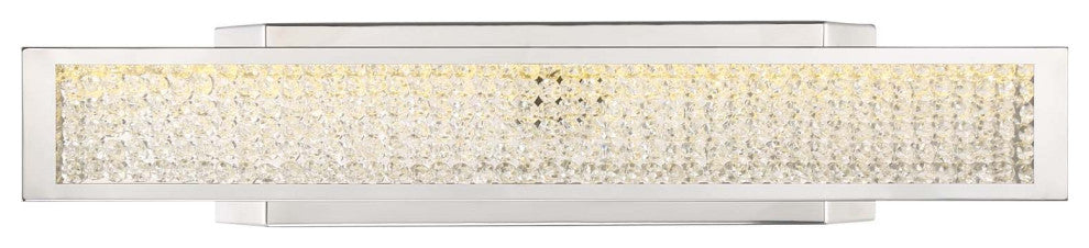 The Polar Collection, Finish Chrome With Crushed Crystal