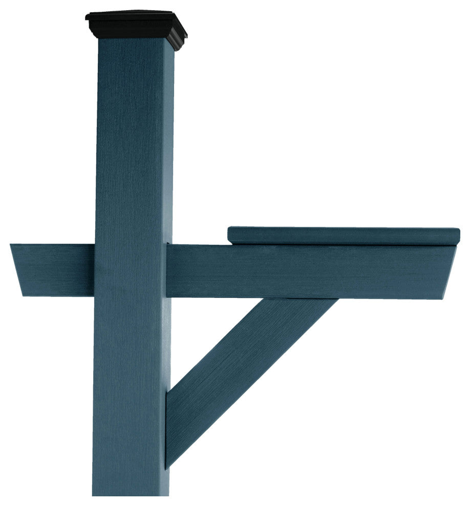 Hazleton Mailbox Post, Nantucket Blue