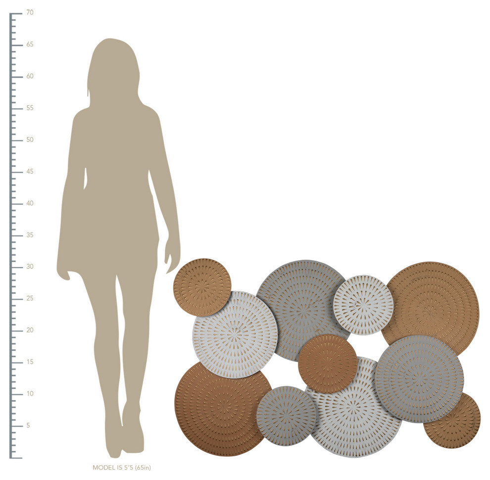 Bohemian Metallics Metal Discs Wall Decor