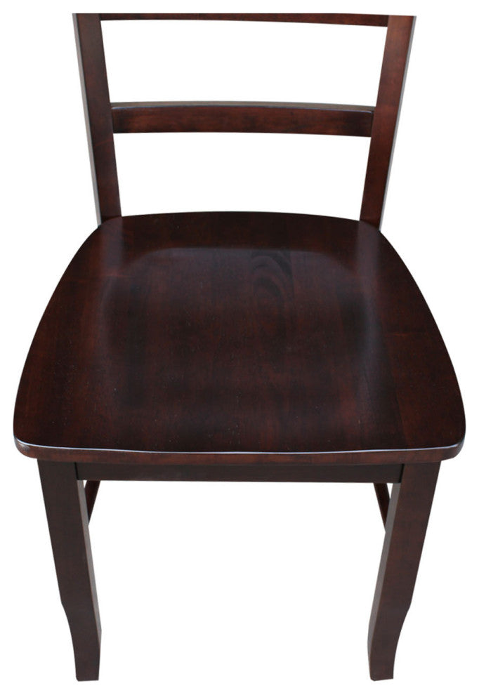 Set of Two Madrid Chairs, Rich Mocha