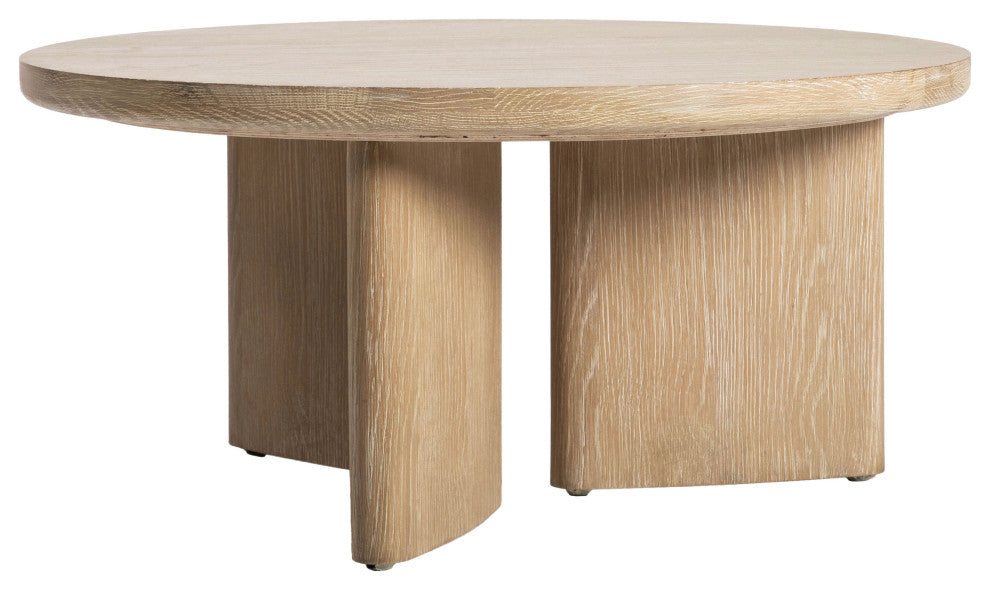 Infinity Solid Oak Coffee Table, Light Brown