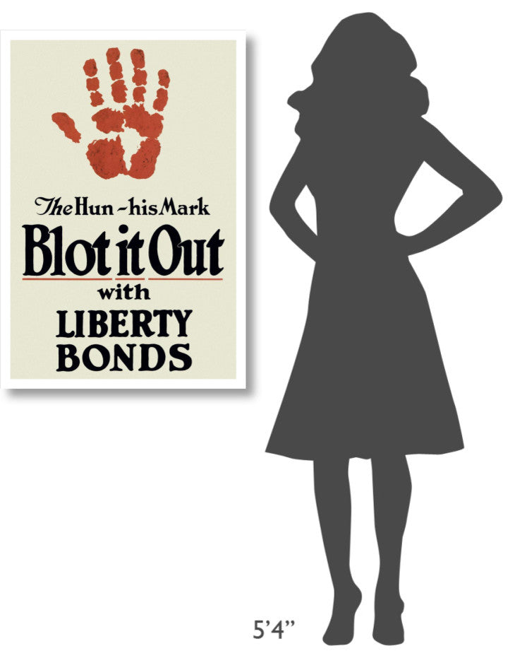 "WWI: Blot It Out" Digital Paper Print, 26"x38"