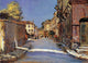 Jean-Francois Raffaelli Village Street Wall Decal