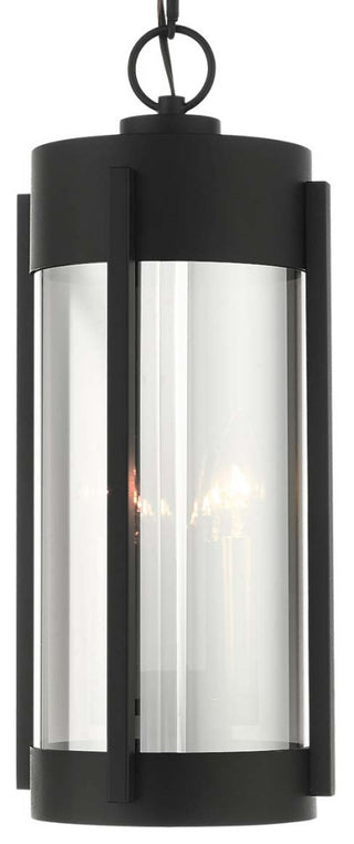 Livex Lighting 22385 Sheridan 2 Light 8"W Outdoor Mini Pendants - Black with