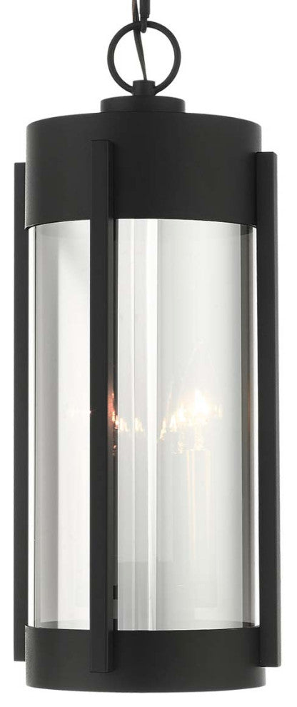 Livex Lighting 22385 Sheridan 2 Light 8"W Outdoor Mini Pendants - Black with