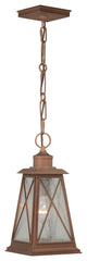 Mackinac 7" Outdoor Pendant Antique Red Copper
