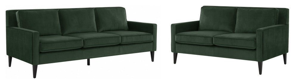 Luna Emerald Green Living Room Set