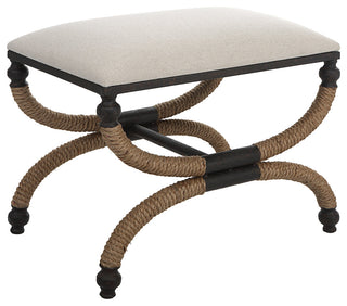 Uttermost Icaria Upholstered Small Bench