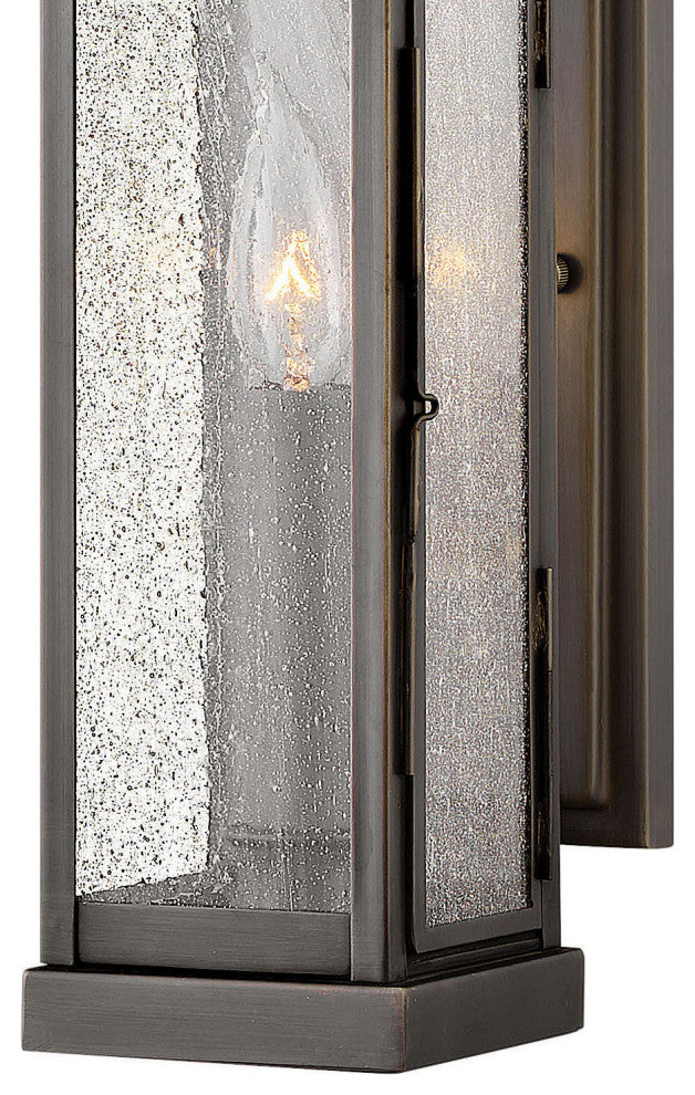 Hinkley Revere Medium Wall Mount Lantern, Blackened Brass