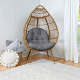 Egg Chair Cushion, Charcoal
