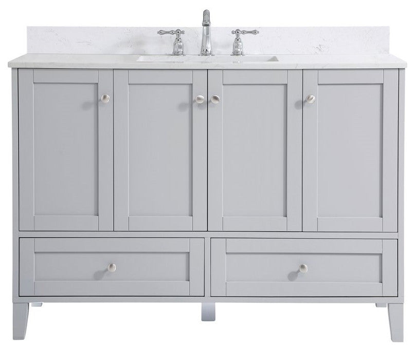 Elegant Decor sommerville Bathroom Vanity Grey