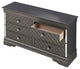 Verona 6-Drawer Dresser, Charcoal