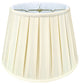 Royal Designs Empire English Pleat Lamp Shade, Eggshell, 10x14.5x10, Single