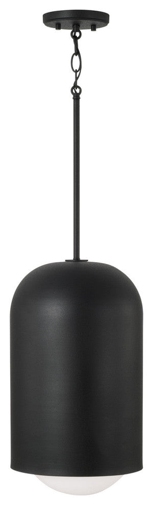 Capital Lighting 351612 Dolby 10"W Pendant - Black Iron
