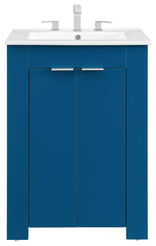 Maybelle 24" Bathroom Vanity, Navy White
