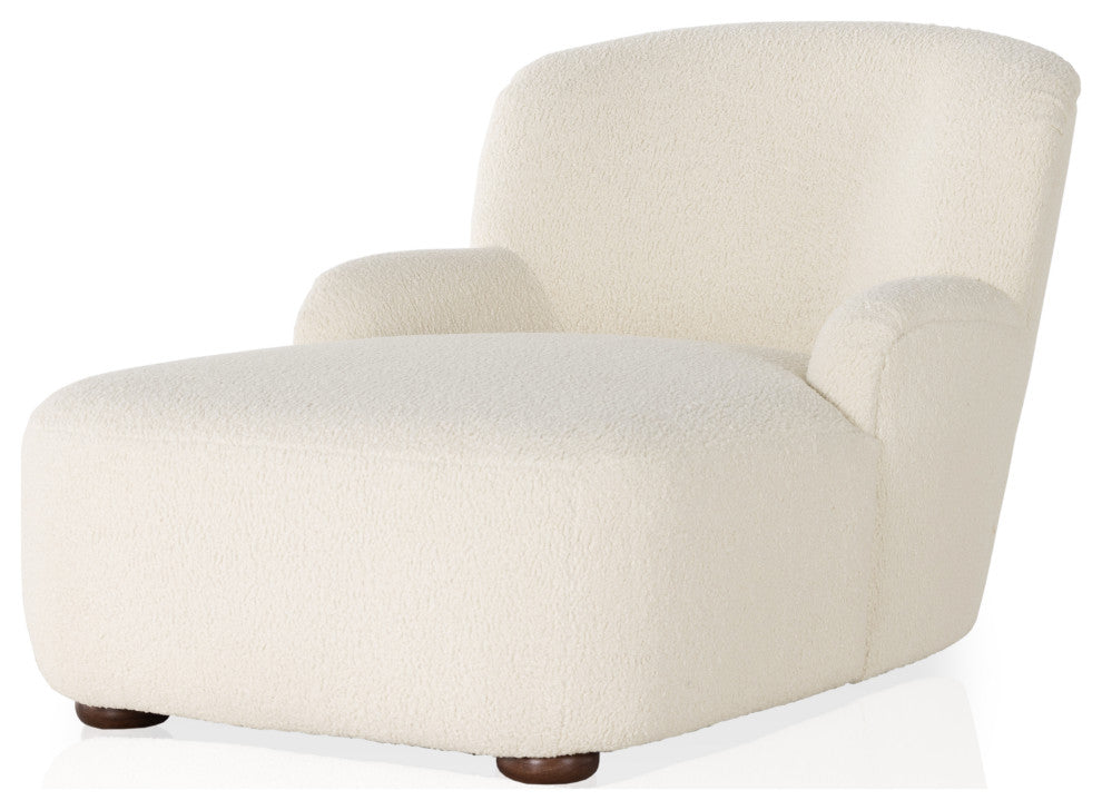 Kadon Chaise Lounge-Sheepskin Natural