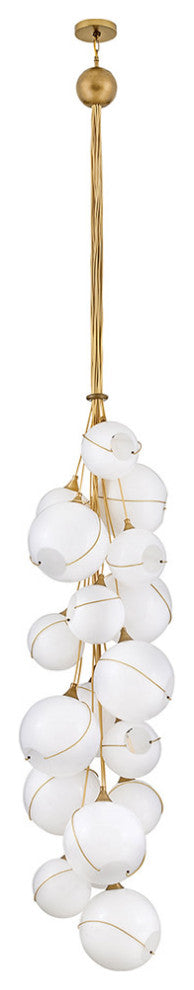 Hinkley Skye Double Xl Multi Tier Chandelier, Heritage Brass