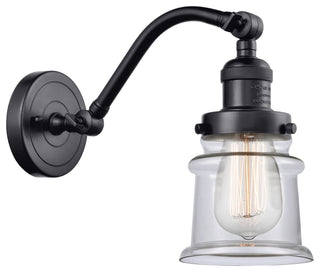 INNOVATIONS LIGHTING 515-1W-BK-G182S-LED Small Canton 1 Light Sconce