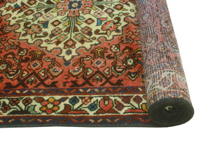 Fine Vintage Distressed Nikoo Rust/Ivory Runner, 3'3 x 9'8