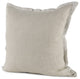 Cream Bordered Pillow Cover