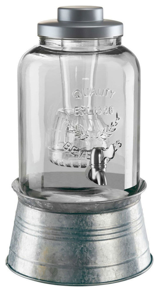 Mason Beverage Jar With Chiller and Infuser