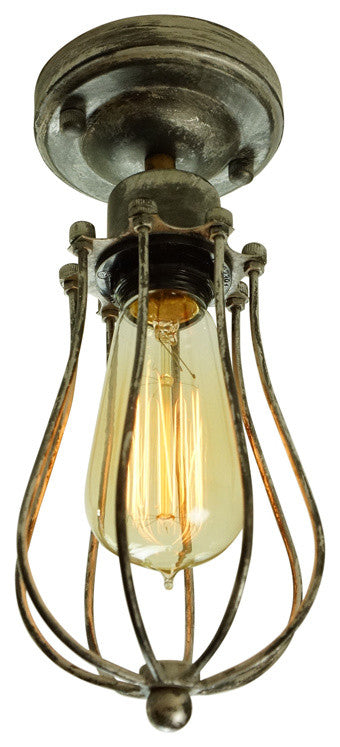 Industrial Flush Mount 1-Light