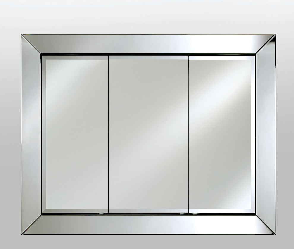 Afina Radiance Contemporary Triple Door Cabinet, Extra Large