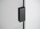 Ursa 36"x78" Frameless Single Glass Shower Panel, Gray Tint, Matte Black