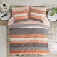 Madison Park Essentials Jaxon Stripe Comforter Set With Bed Sheets