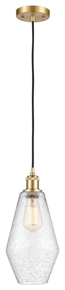 Innovations 516-1P-SG-G654-7 1-Light Mini Pendant, Satin Gold