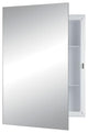 Jensen 781037 Frameless Medicine Cabinet With Mirror Door and Two Shelves
